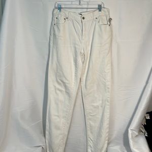 #2098 gap white jeans, size S business, casual NWOT